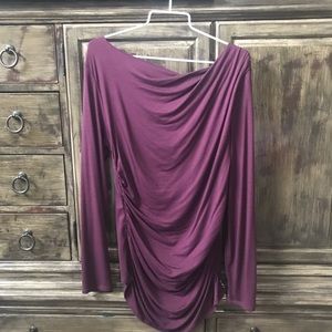 KUT drape front blouse
